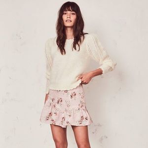 LoveShackFancy Eliza floral skirt